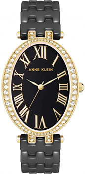 Часы Anne Klein Ceramic 3900BKGB